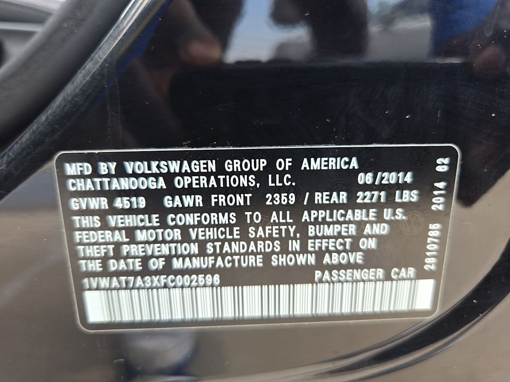 Thumbnail: 2015 Volkswagen Passat - 19