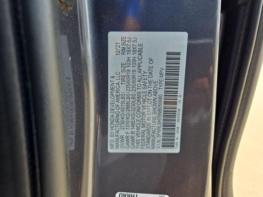 Thumbnail: 2022 Honda Odyssey - 16