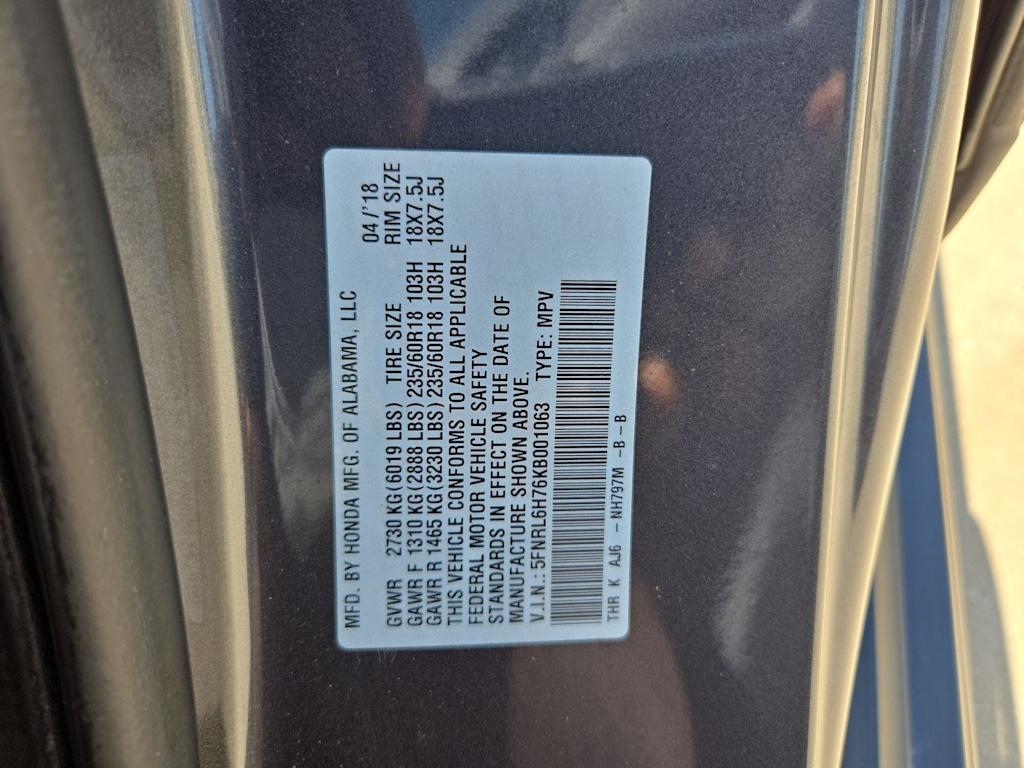 Thumbnail: 2019 Honda Odyssey - 17