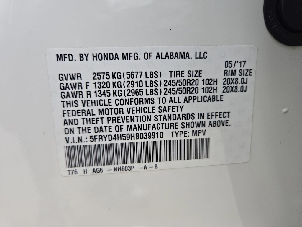 Thumbnail: 2017 Acura MDX - 18