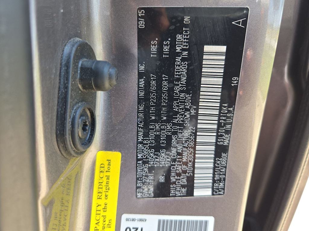 Thumbnail: 2015 Toyota Sienna - 19