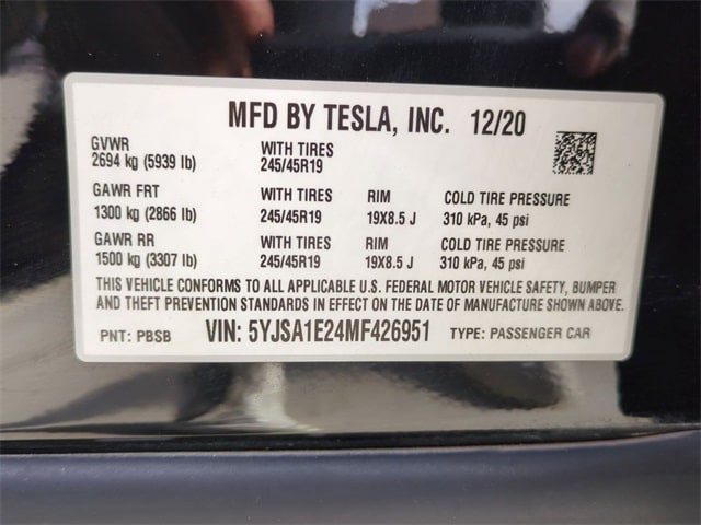 2021 Tesla Model S Long Range 17
