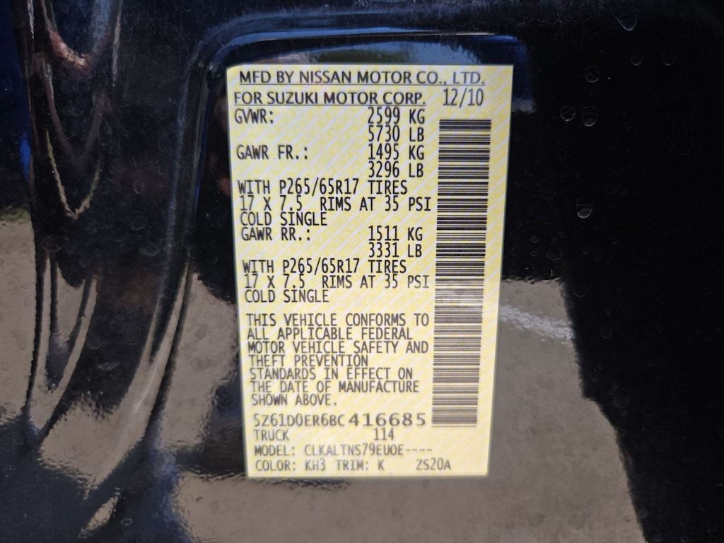 Thumbnail: 2011 Suzuki Equator - 18