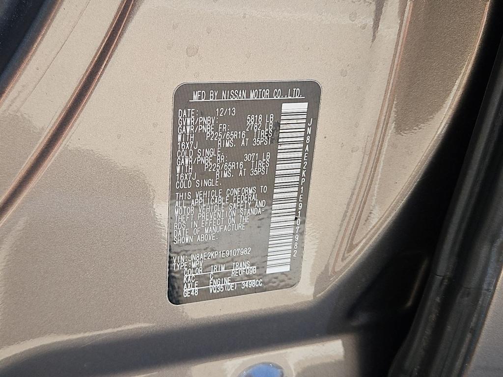 Thumbnail: 2014 Nissan Quest - 19