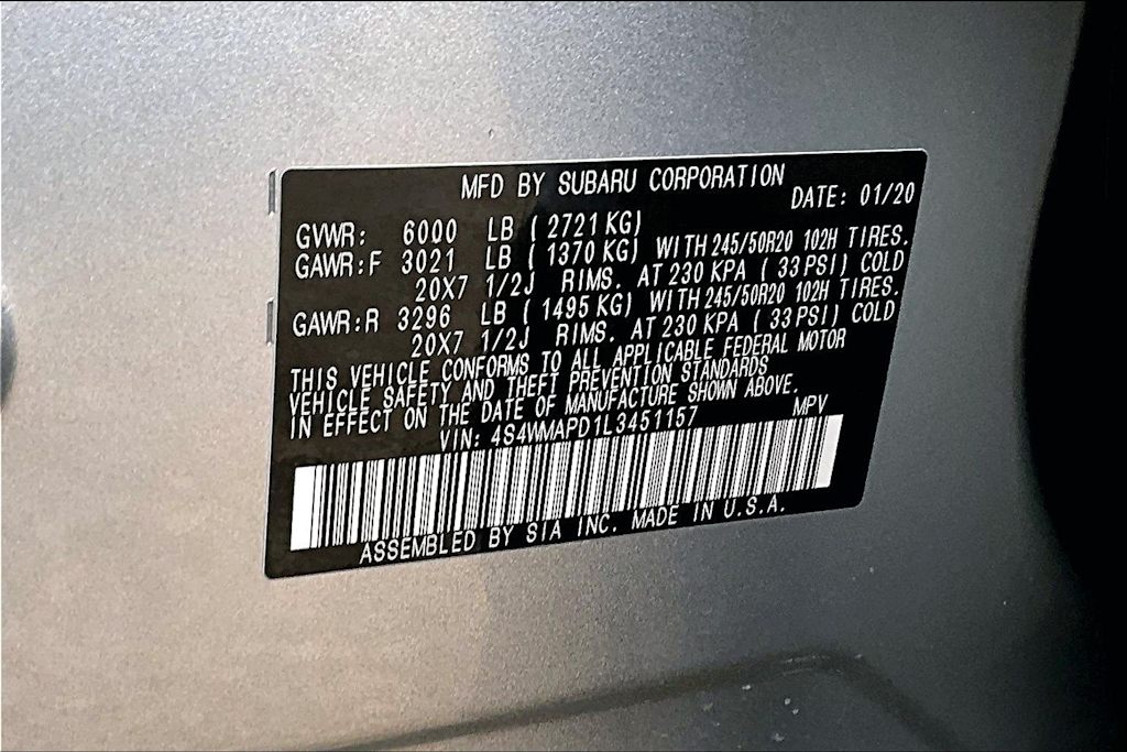 Thumbnail: 2020 Subaru Ascent - 17