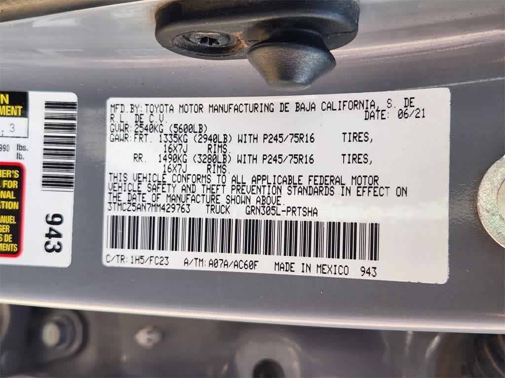 Thumbnail: 2021 Toyota Tacoma - 18