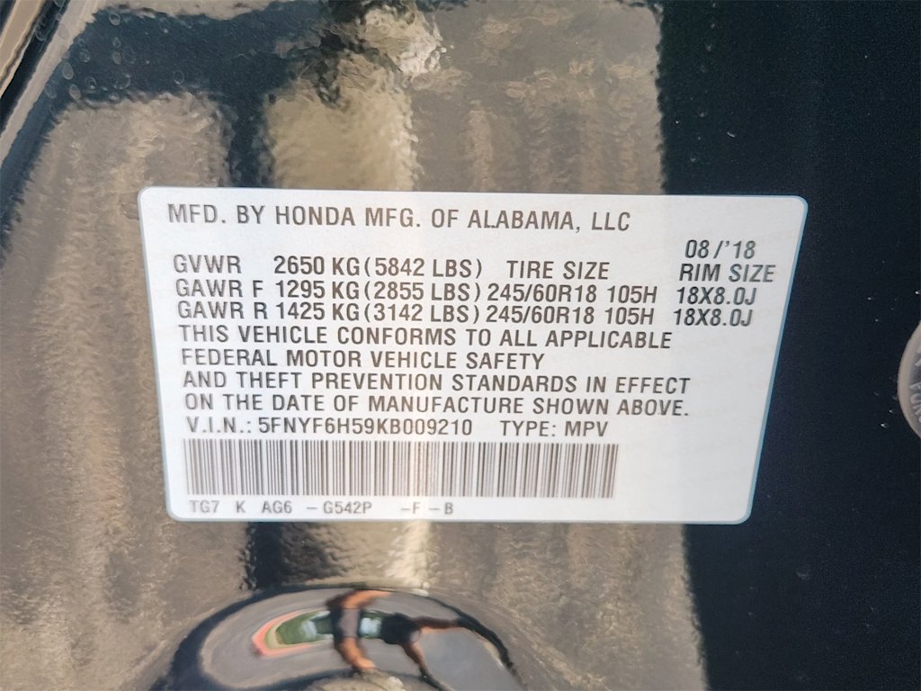 Thumbnail: 2019 Honda Pilot - 18