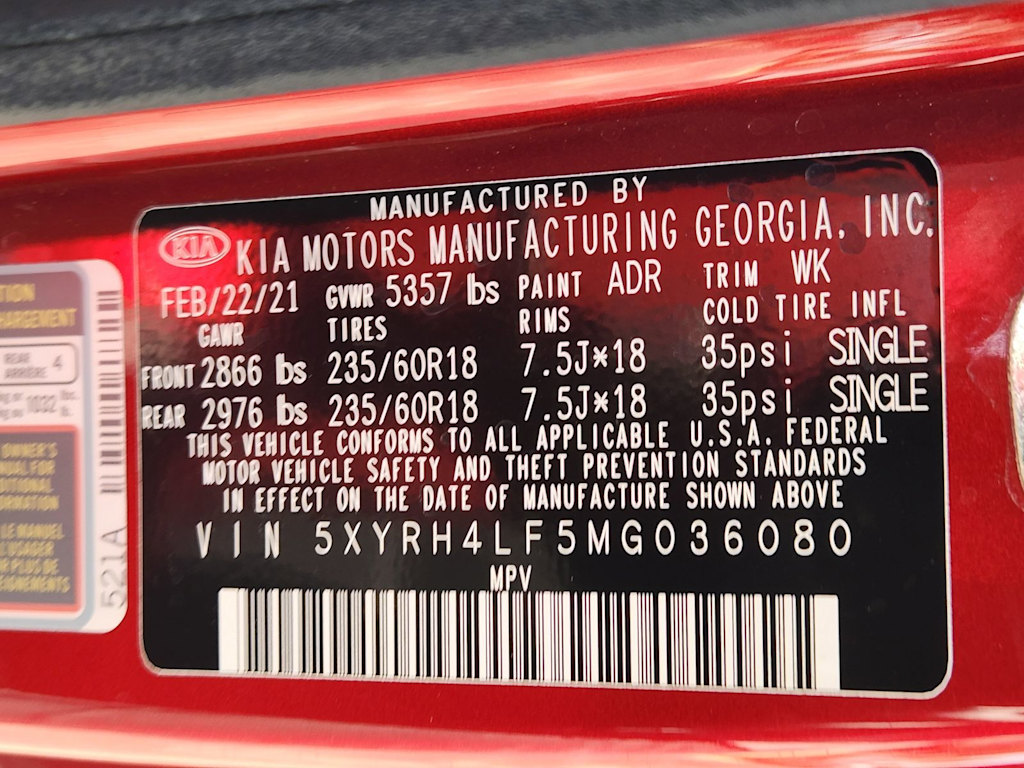 Thumbnail: 2021 Kia Sorento - 34