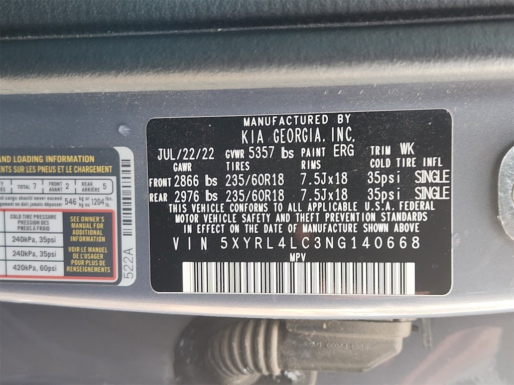 Thumbnail: 2022 Kia Sorento - 17