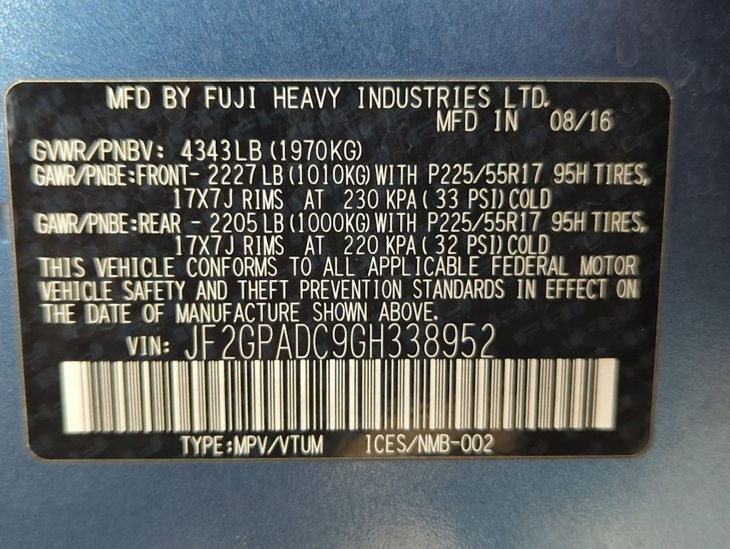 2016 Subaru Crosstrek Premium 33