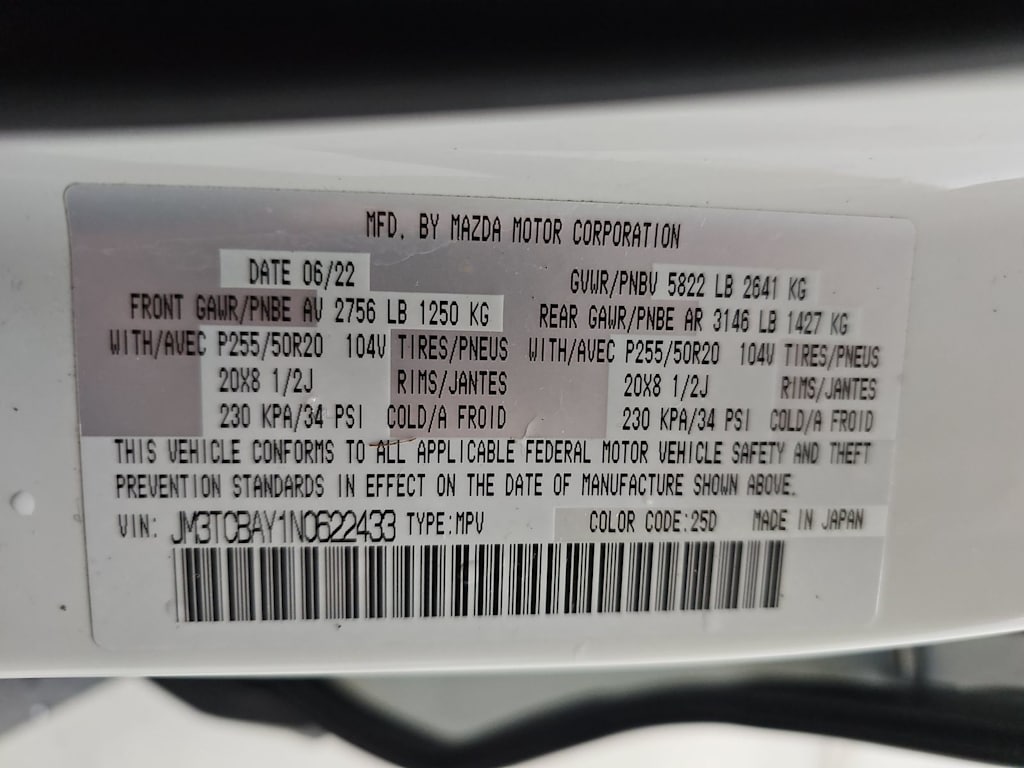 Thumbnail: 2022 Mazda CX-9 - 9