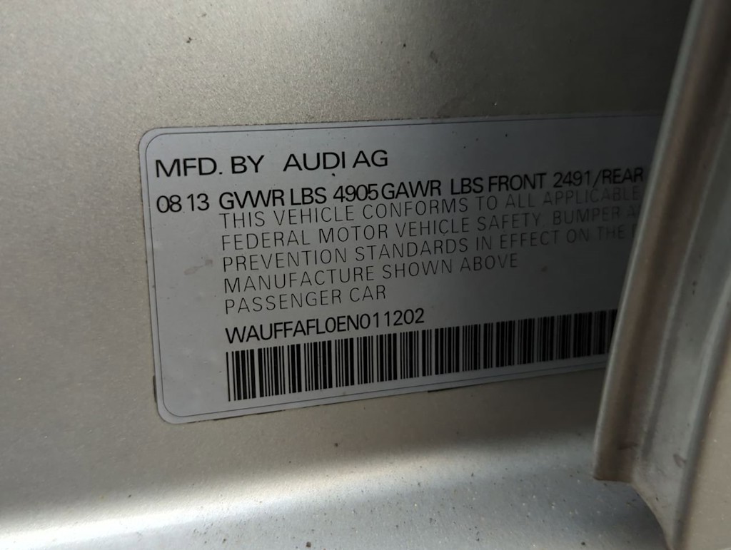 2014 Audi A4 Premium Plus 19