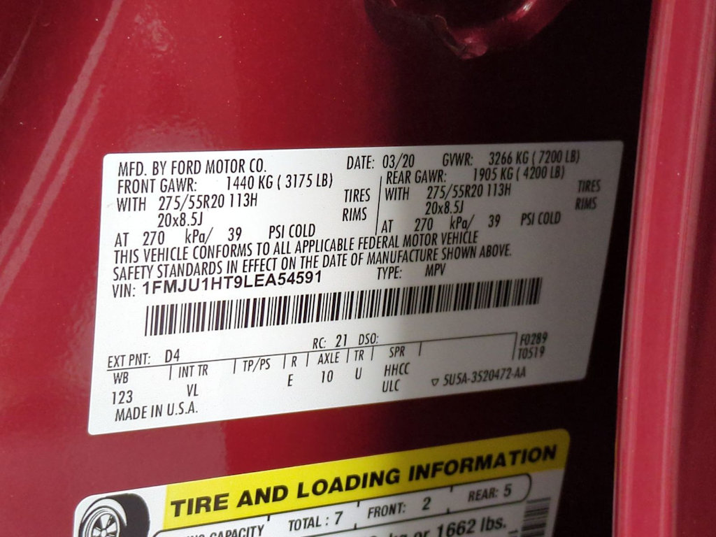 Thumbnail: 2020 Ford Expedition - 17