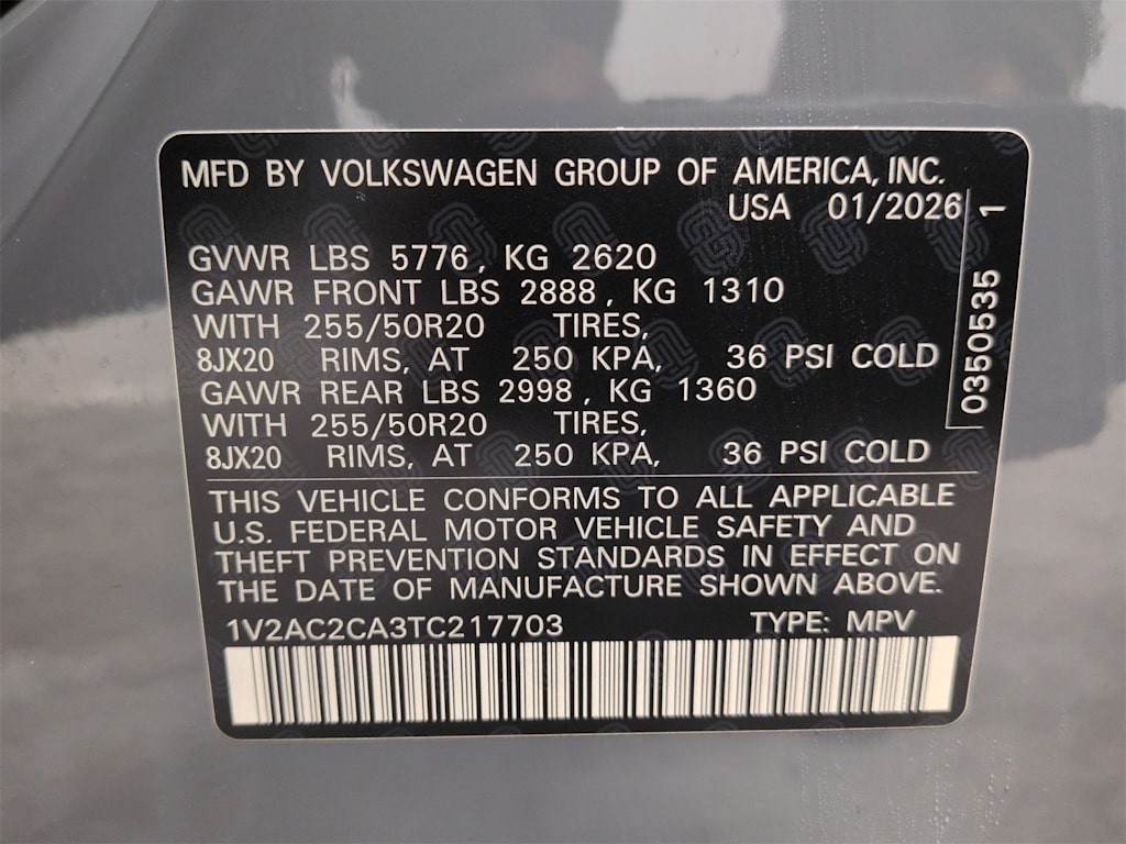 Thumbnail: 2026 Volkswagen Atlas - 20