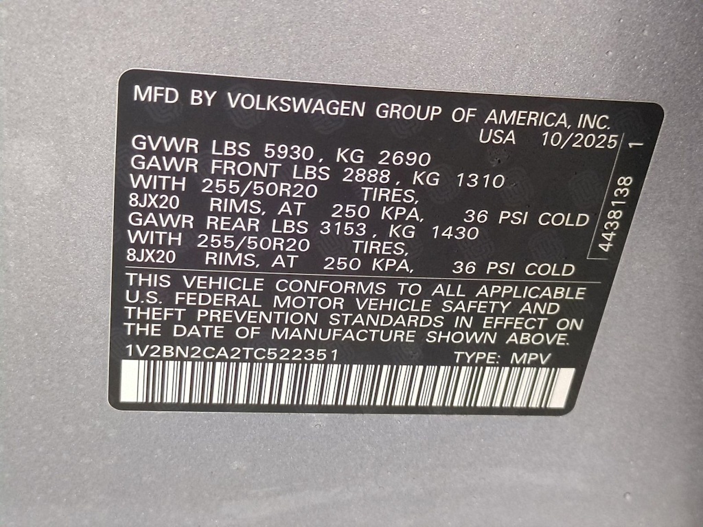 Thumbnail: 2026 Volkswagen Atlas - 19