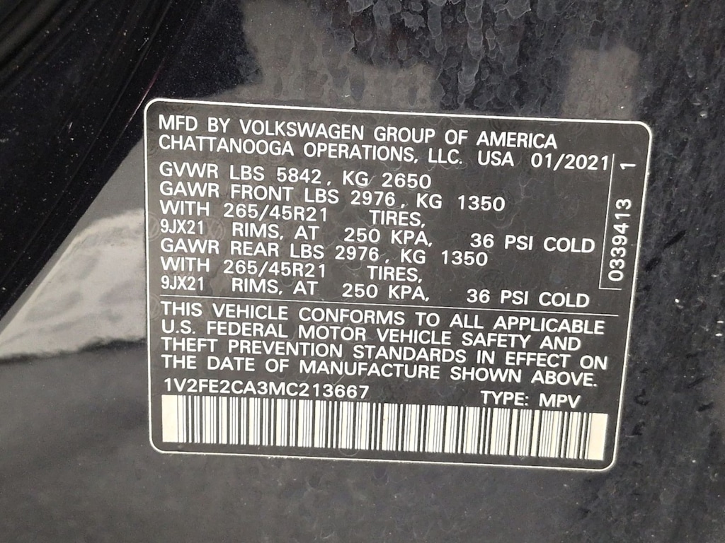 Thumbnail: 2021 Volkswagen Atlas - 19