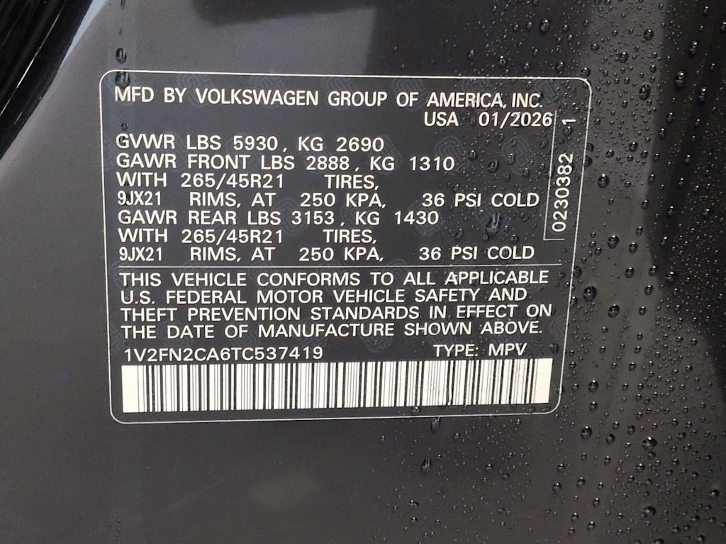 Thumbnail: 2026 Volkswagen Atlas - 20