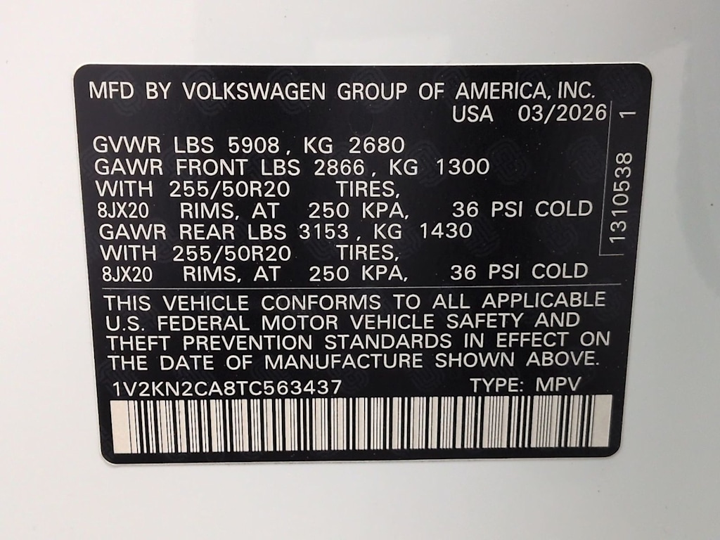 Thumbnail: 2026 Volkswagen Atlas - 19
