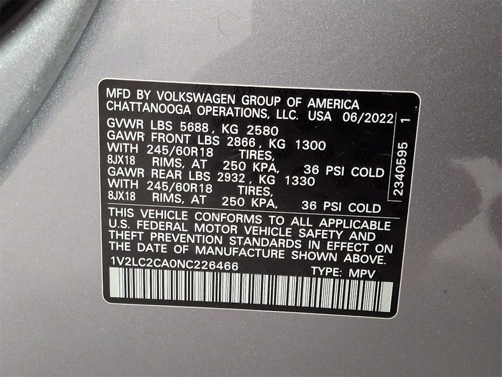 Thumbnail: 2022 Volkswagen Atlas - 20