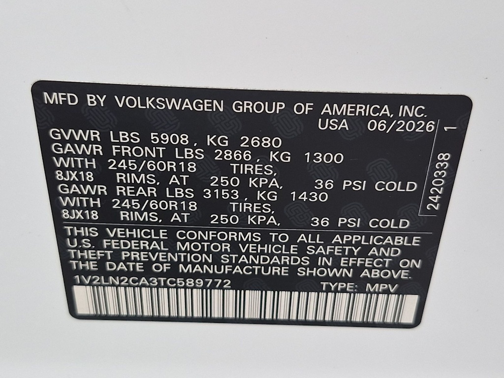 Thumbnail: 2026 Volkswagen Atlas - 20