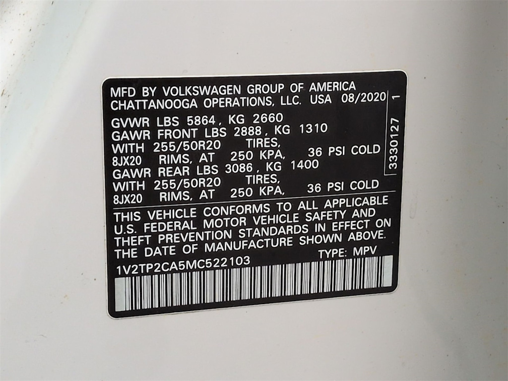 Thumbnail: 2021 Volkswagen Atlas - 20