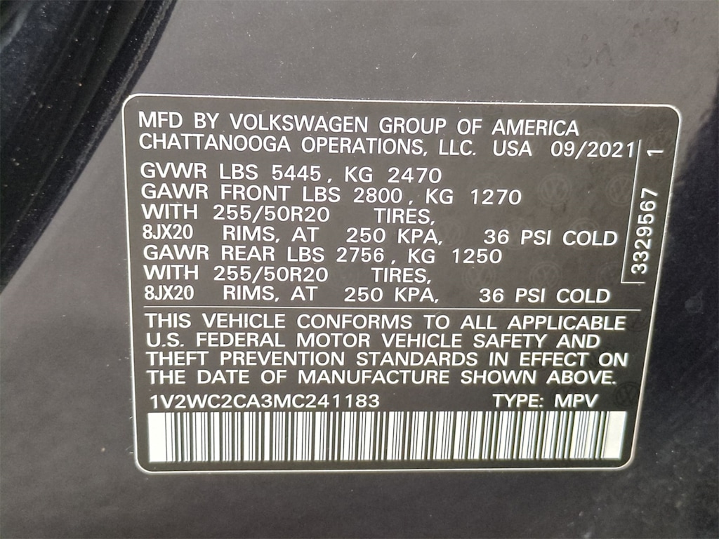 Thumbnail: 2021 Volkswagen Atlas - 18