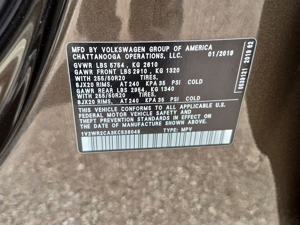 Thumbnail: 2019 Volkswagen Atlas - 19