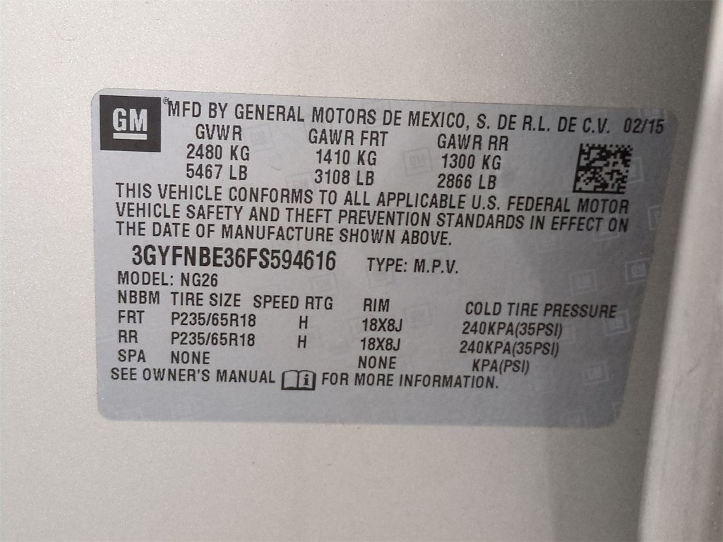 2015 Cadillac SRX Luxury 20