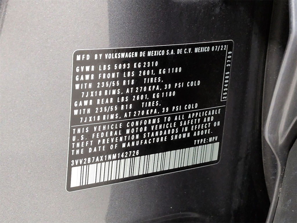 Thumbnail: 2022 Volkswagen Tiguan - 20