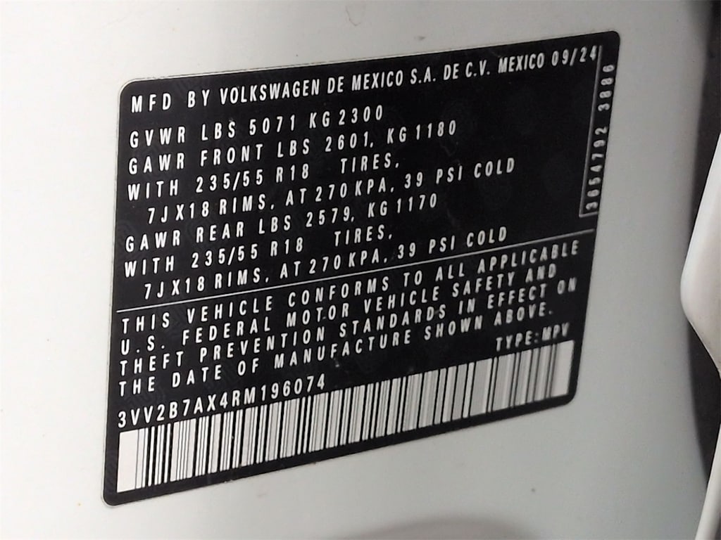 Thumbnail: 2024 Volkswagen Tiguan - 20