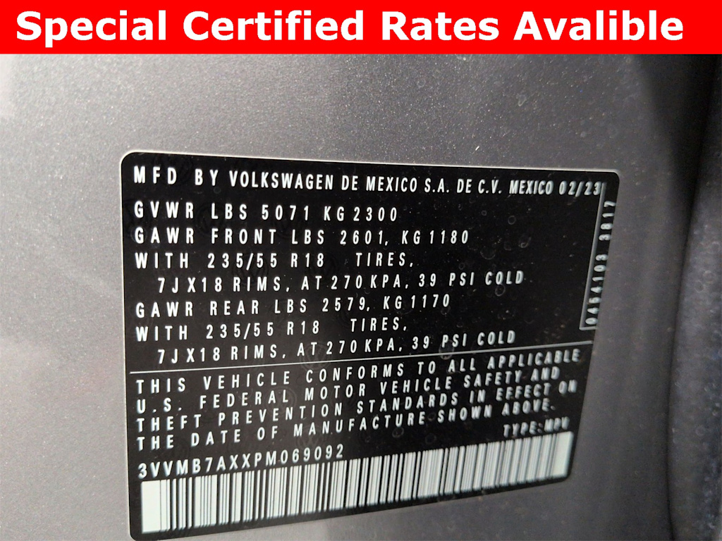 Thumbnail: 2023 Volkswagen Tiguan - 18