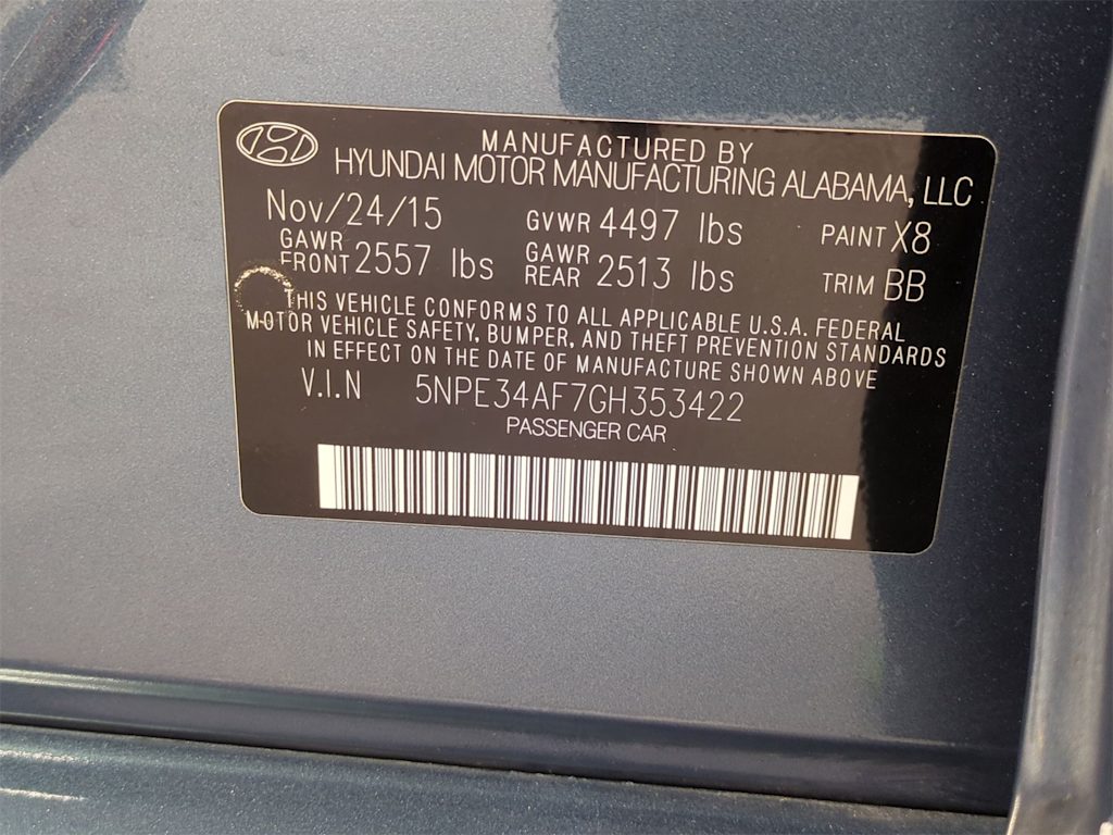 2016 Hyundai Sonata Sport 20
