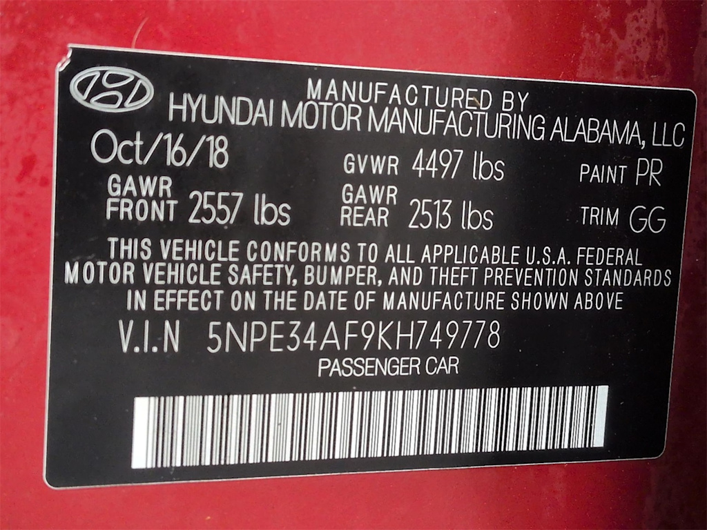 Thumbnail: 2019 Hyundai Sonata - 20