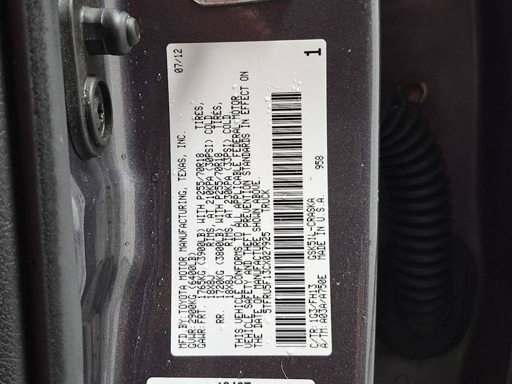 Thumbnail: 2012 Toyota Tundra - 19