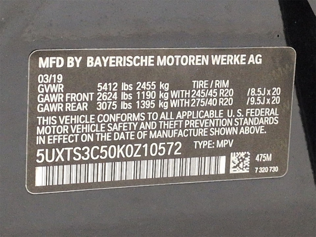 Thumbnail: 2019 BMW X3 - 20