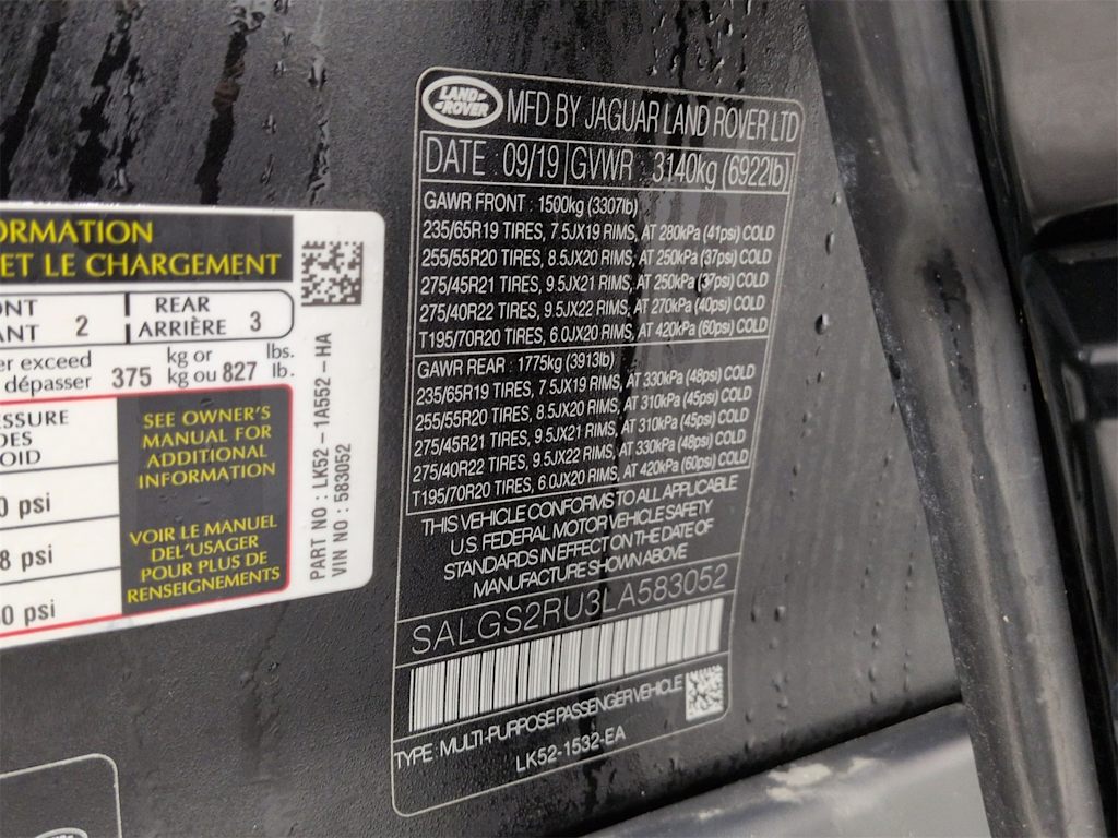 Thumbnail: 2020 Land Rover Range Rover - 17