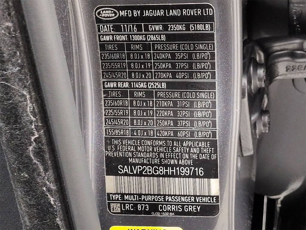 Thumbnail: 2017 Land Rover Range Rover Evoque - 20