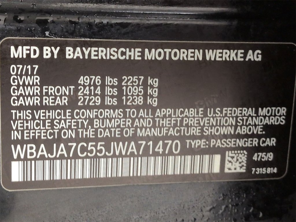 Thumbnail: 2018 BMW 5 Series - 16