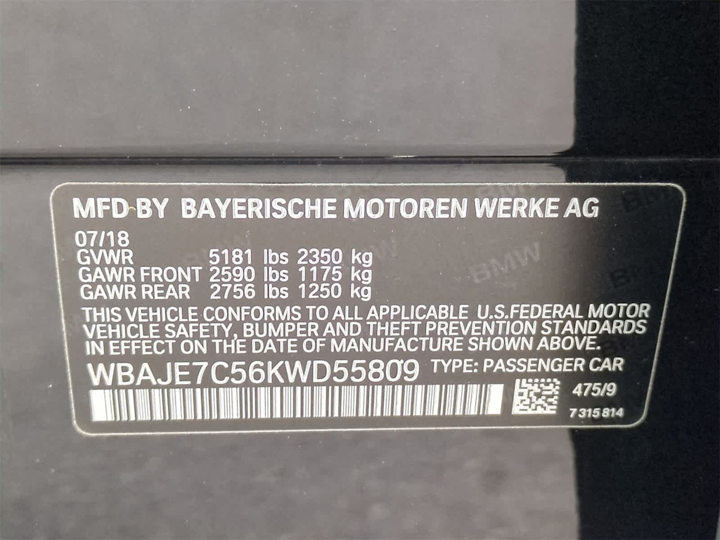 Thumbnail: 2019 BMW 5 Series - 19