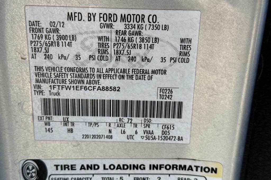 Thumbnail: 2012 Ford F-150 - 6