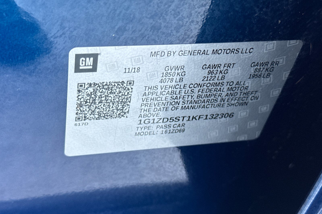 Thumbnail: 2019 Chevrolet Malibu - 16