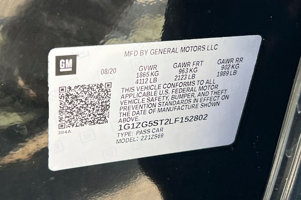 Thumbnail: 2020 Chevrolet Malibu - 16