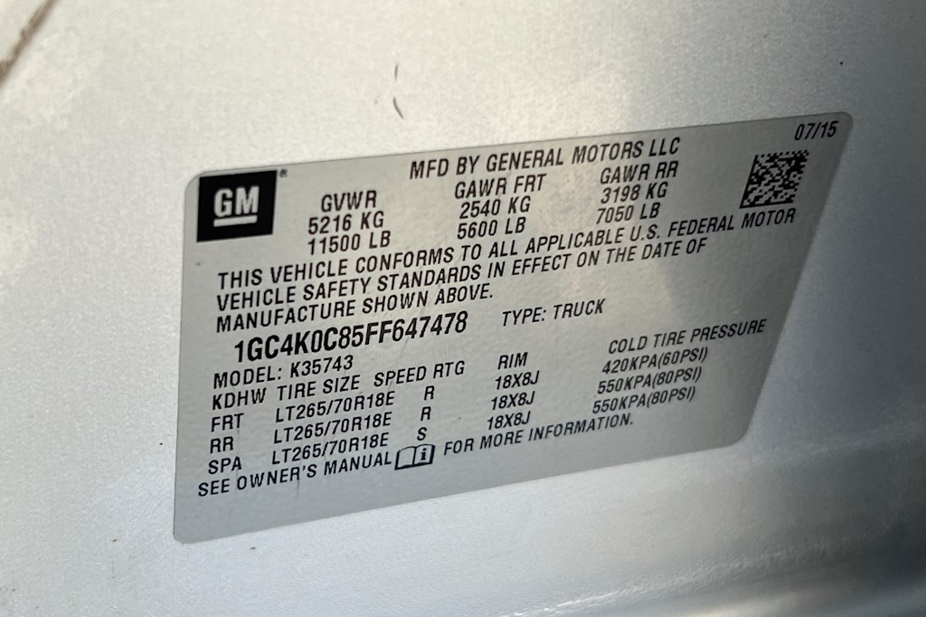 Thumbnail: 2015 Chevrolet Silverado 3500 - 15