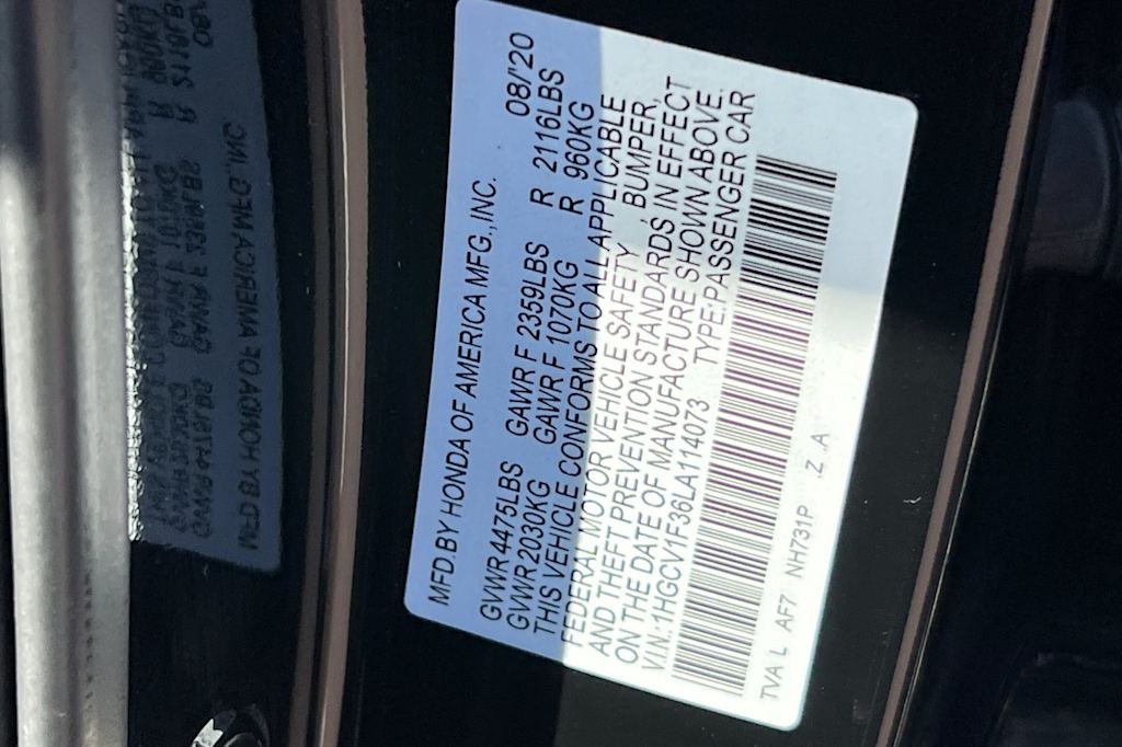 Thumbnail: 2020 Honda Accord - 16