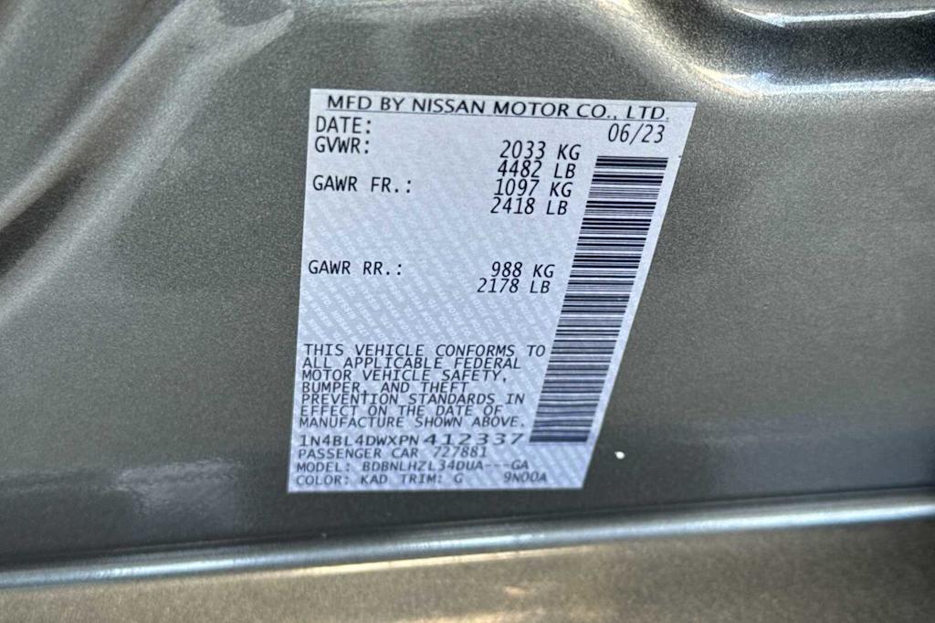 2023 Nissan Altima SV 16