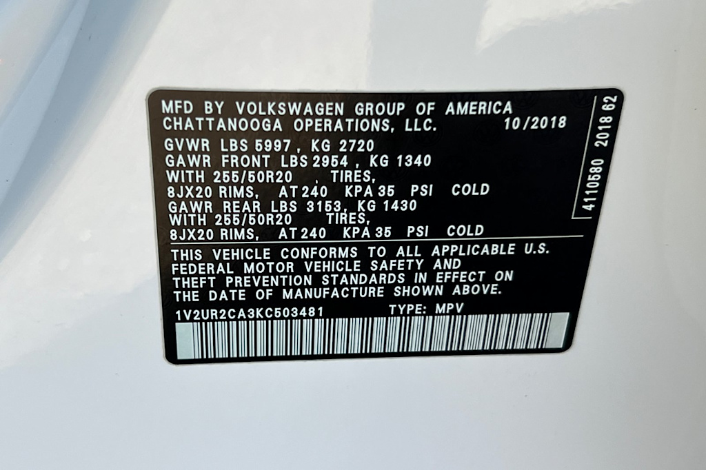 Thumbnail: 2019 Volkswagen Atlas - 16