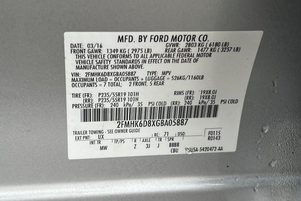 Thumbnail: 2016 Ford Flex - 16