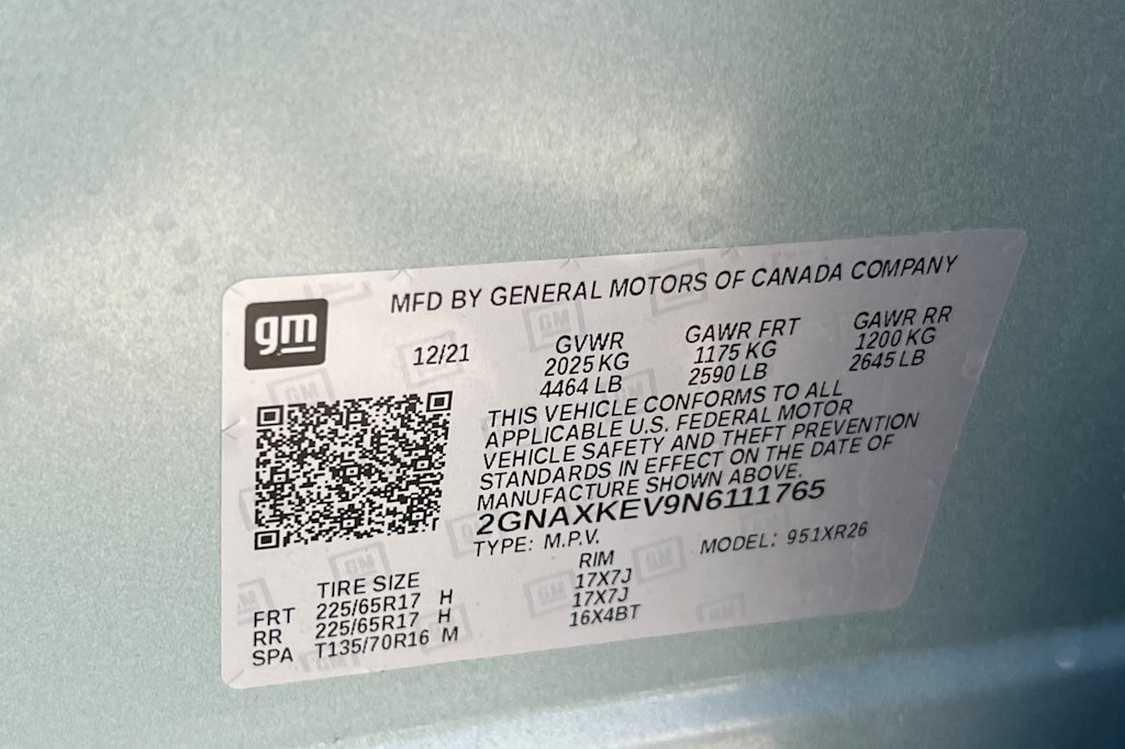 Thumbnail: 2022 Chevrolet Equinox - 18