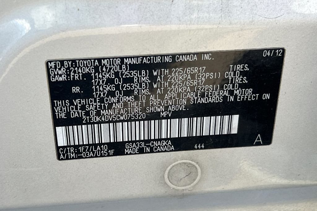 Thumbnail: 2012 Toyota RAV4 - 16