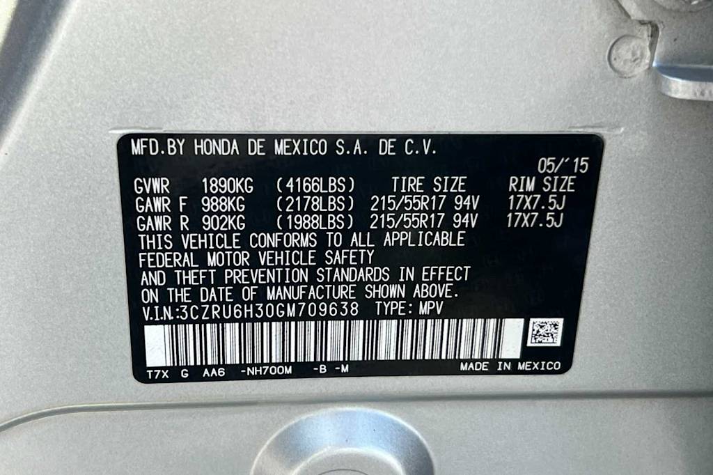 Thumbnail: 2016 Honda HR-V - 17